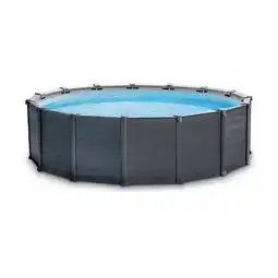 Hofer Frame Pool Set Graphit HOFER Angebot