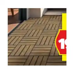 Hofer WPC Klickfliesen Bavaro Premium Teak 5 m² HOFER Angebot