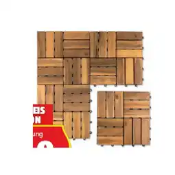 Hofer Bodenfliesen aus Holz HOFER Angebot