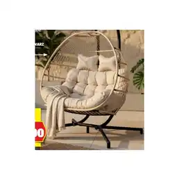 Hofer Hängesessel LOMA - 2 Sitzer Beige HOFER Angebot