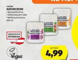 Hofer Lacura Naturcreme Angebot