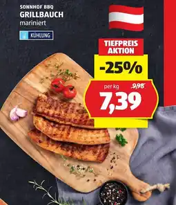 Hofer Sonnhof BBQ Grillbauch Angebot