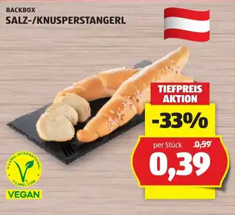 Hofer Backbox salz-/knusperstangerl Angebot