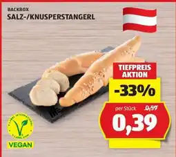Hofer BACKBOX SALZ-/ KNUSPERSTANGERL Angebot