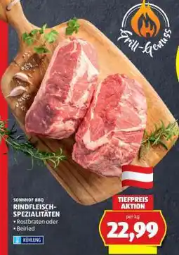 Hofer SONNHOF BBQ RINDFLEISCH-SPEZIALITÄTEN Angebot