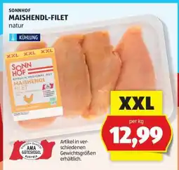 Hofer SONNHOF MAISHENDL-FILET natur Angebot