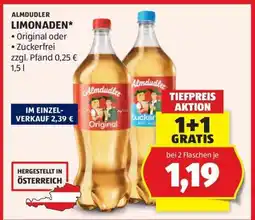Hofer ALMDUDLER LIMONADEN Angebot