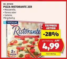 Hofer PIZZA RISTORANTE 2ER Angebot