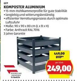 Hofer KOMPOSTER ALUMINIUM Angebot