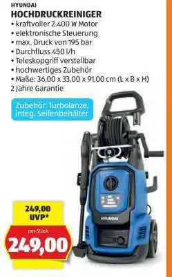Hofer HYUNDAI HOCHDRUCKREINIGER Angebot