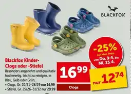 Interspar Blackfox Kinder-Clogs Angebot