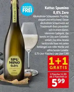 Interspar Kattus Spumino 0,0% Zero Angebot