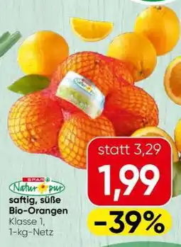 Spar SPAR Natur*pur Bio-Orangen Angebot