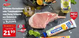 Interspar Schweins-Karreekrone oder Tomahawksteak Angebot