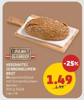 PENNY HERZHAFTES SONNENBLUMENBROT Angebot