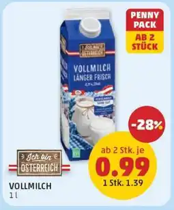 PENNY VOLL MILCH Angebot