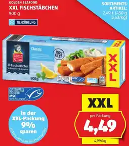 Hofer Golden seafood xxl fischstäbchen Angebot