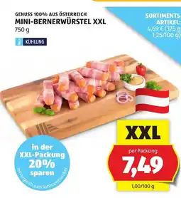Hofer Mini-bernerwürstel xxl Angebot
