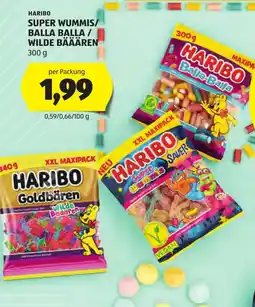 Hofer Haribo super wummis/ balla balla / wilde bääären Angebot