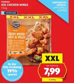 Hofer Primana xxl chicken wings Angebot
