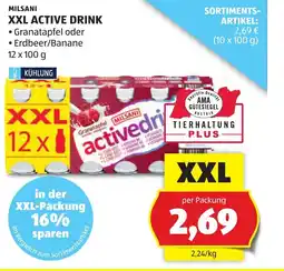 Hofer Milsani xxl active drink Angebot