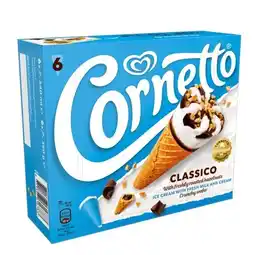 Interspar 6 Cornetto Classico, 6 Cornetto Erdbeere, 4 Cornetto Max oder 8 Cornetto Mini Mix INTERSPAR Angebot