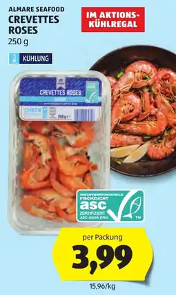 Hofer Almare seafood crevettes roses Angebot
