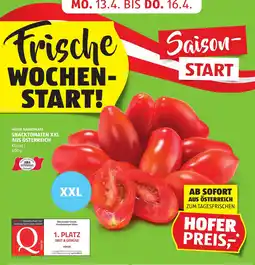 Hofer Snacktomaten xxl aus österreich Angebot