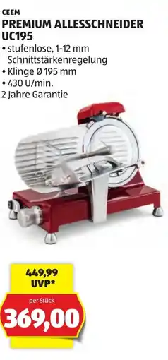 Hofer Ceem premium allesschneider uc195 Angebot