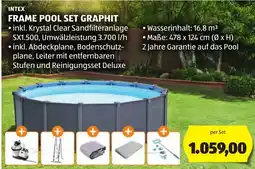 Hofer Frame pool set graphit Angebot