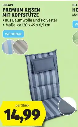 Hofer Belavi premium kissen mit kopfstütze Angebot
