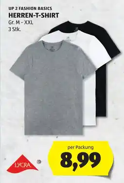 Hofer Up 2 fashion basics herren-t-shirt Angebot