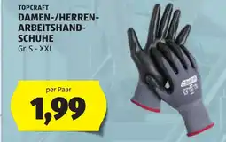 Hofer Topcraft damen-/herren- arbeitshand- schuhe Angebot