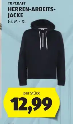 Hofer Topcraft herren-arbeits- jacke Angebot