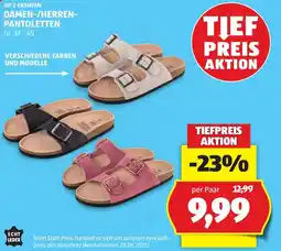 Hofer UP 2 FASHION DAMEN-/HERREN- PANTOLETTEN Angebot