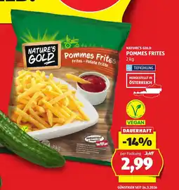 Hofer Nature's gold pommes frites Angebot