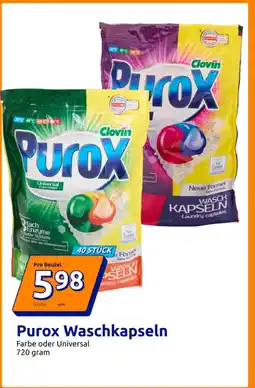 Action Purox waschkapseln Angebot