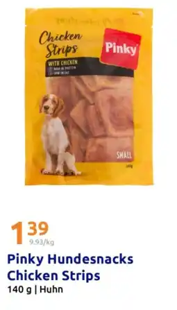 Action Pinky hundesnacks chicken strips Angebot