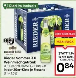 Maximarkt Rieder sommer 3.0 weinmischgetränk Angebot