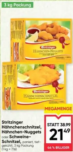 Maximarkt Stritzinger hähnchenschnitzel, hähnchen-nuggets oder schweine- schnitzel Angebot