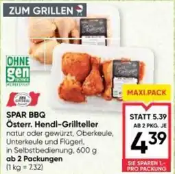 Maximarkt Spar bbq österr. hendl-grillteller Angebot