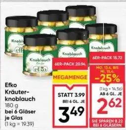 Maximarkt Efko kräuter- knoblauch Angebot