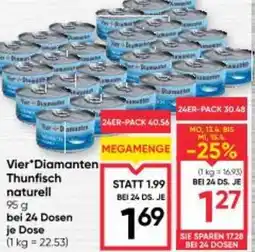 Maximarkt Vier diamanten thunfisch naturell Angebot