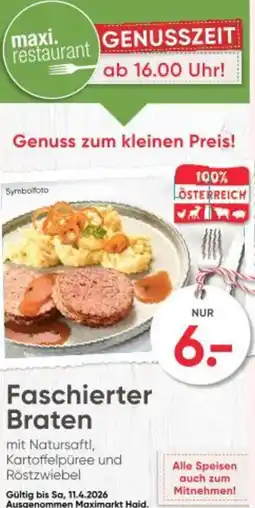 Maximarkt Faschierter Braten Angebot