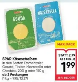 Maximarkt Spar käseschelben Angebot