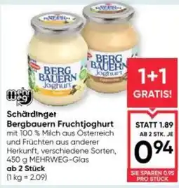 Maximarkt Schärdinger bergbauern fruchtjoghurt Angebot