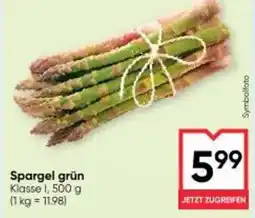 Maximarkt Spargel grün Angebot