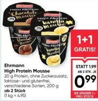 Maximarkt Ehrmann high protein mousse Angebot