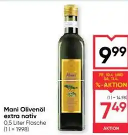 Maximarkt Mani olivenöl extra nativ Angebot