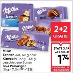 Maximarkt Milka tender, oder küchlein Angebot